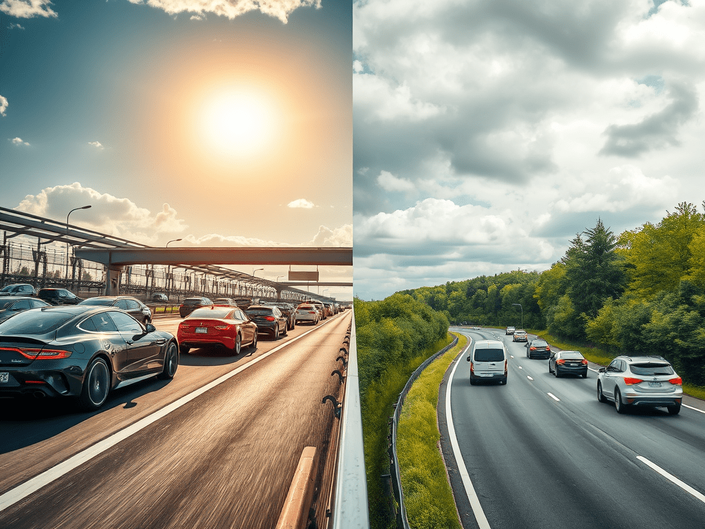 The World’s Speed Divide: From Germany’s Autobahn to Canada’s Cautious&nbsp;Roads