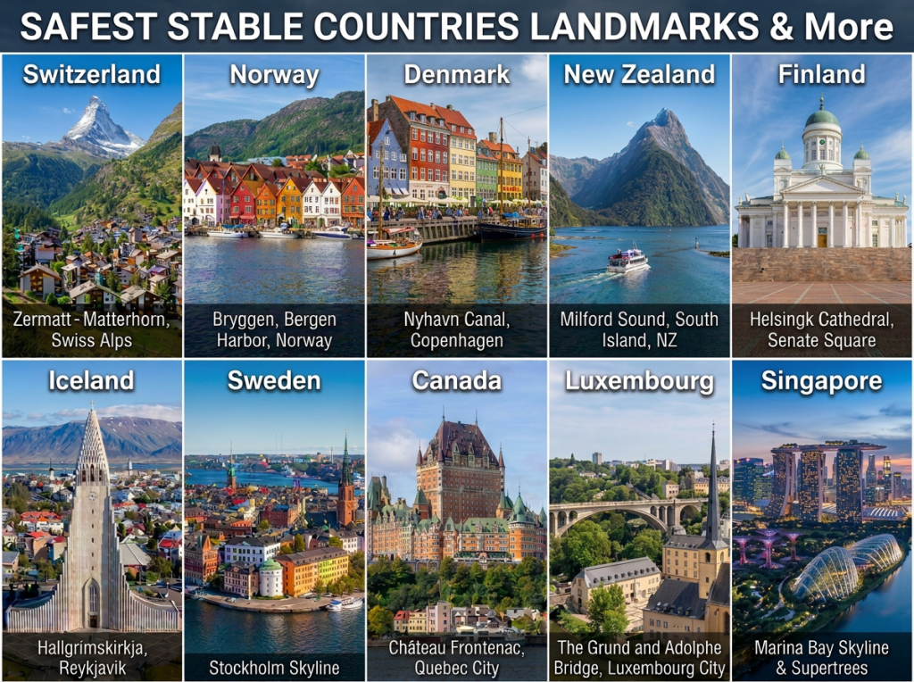 The World’s Safest and Most Stable Countries: Lessons from History and Modern&nbsp;Governance